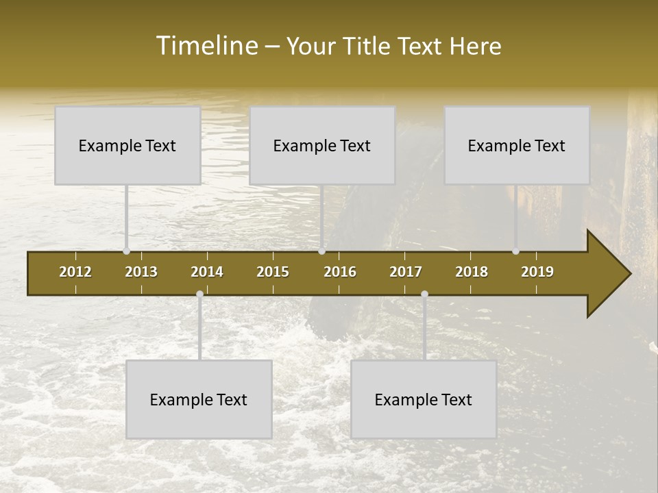 River Ocean Dirty PowerPoint Template