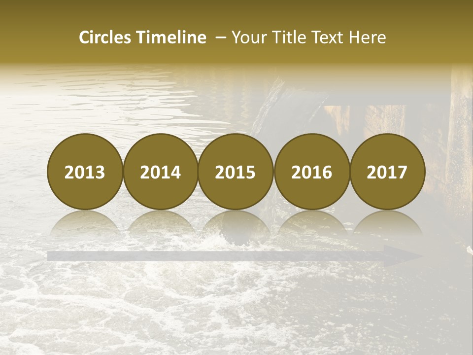 River Ocean Dirty PowerPoint Template