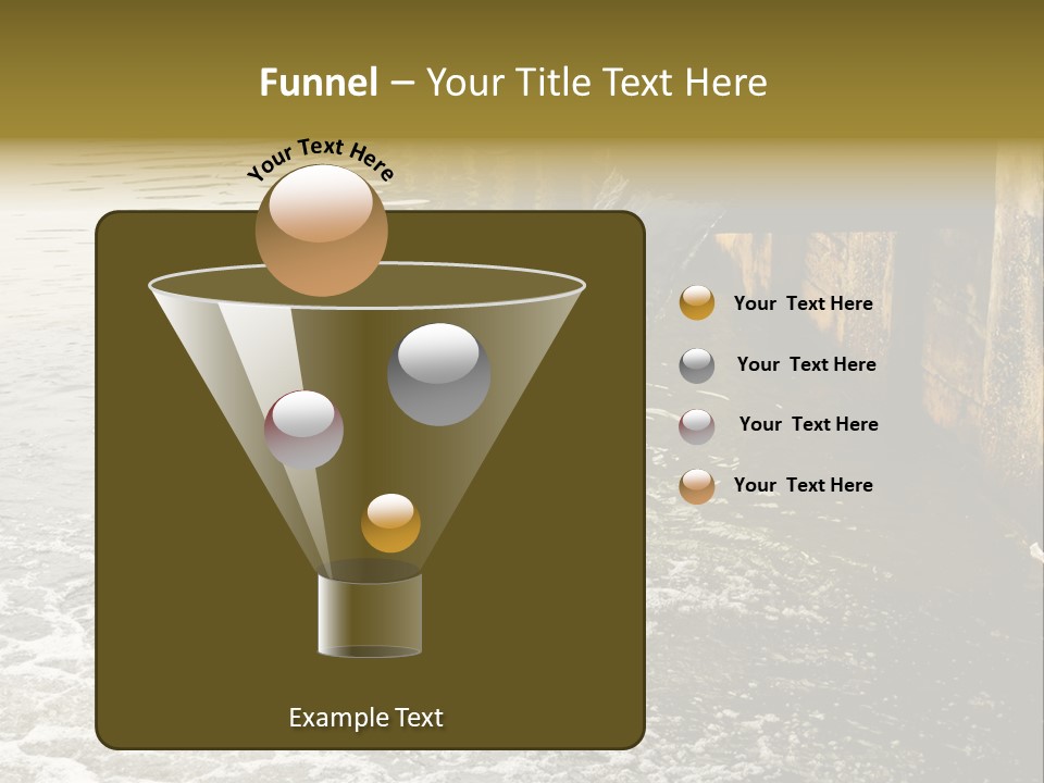 River Ocean Dirty PowerPoint Template