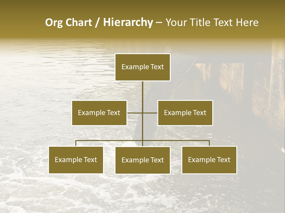 River Ocean Dirty PowerPoint Template