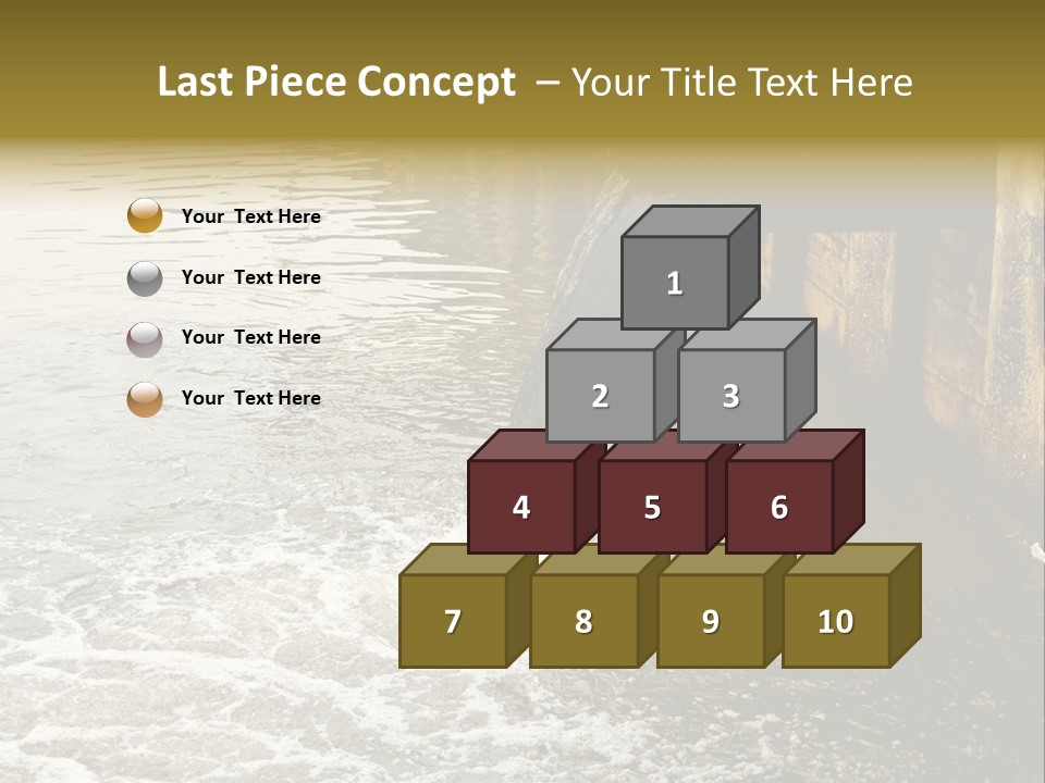 River Ocean Dirty PowerPoint Template