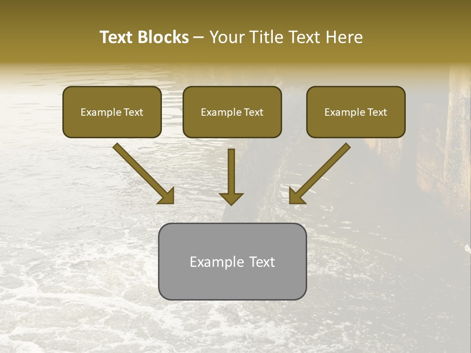 River Ocean Dirty PowerPoint Template