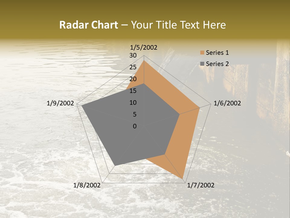 River Ocean Dirty PowerPoint Template