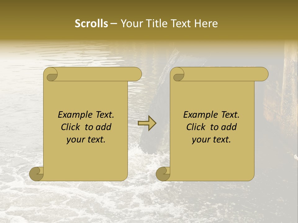 River Ocean Dirty PowerPoint Template