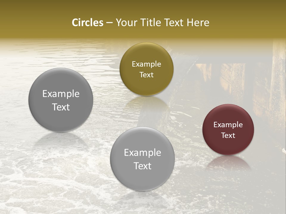 River Ocean Dirty PowerPoint Template