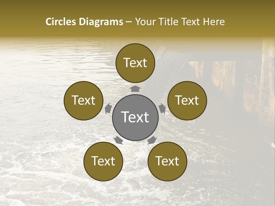 River Ocean Dirty PowerPoint Template