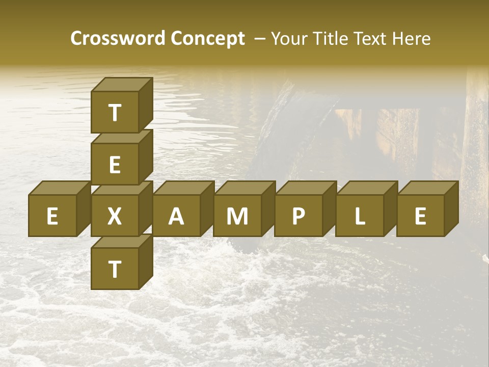 River Ocean Dirty PowerPoint Template