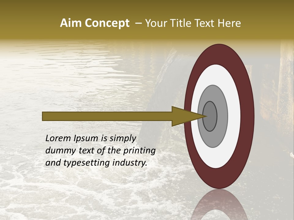 River Ocean Dirty PowerPoint Template