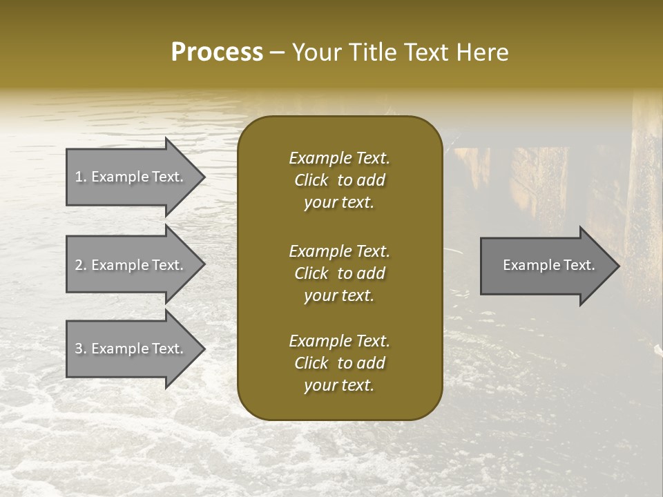 River Ocean Dirty PowerPoint Template