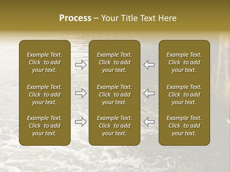 River Ocean Dirty PowerPoint Template