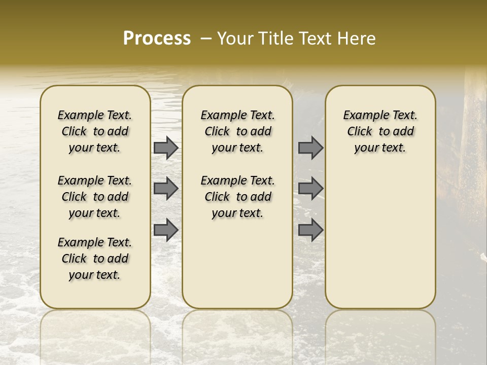 River Ocean Dirty PowerPoint Template