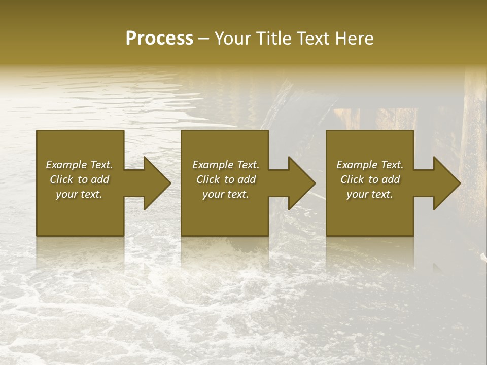 River Ocean Dirty PowerPoint Template