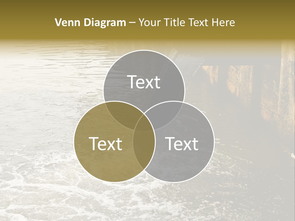 River Ocean Dirty PowerPoint Template
