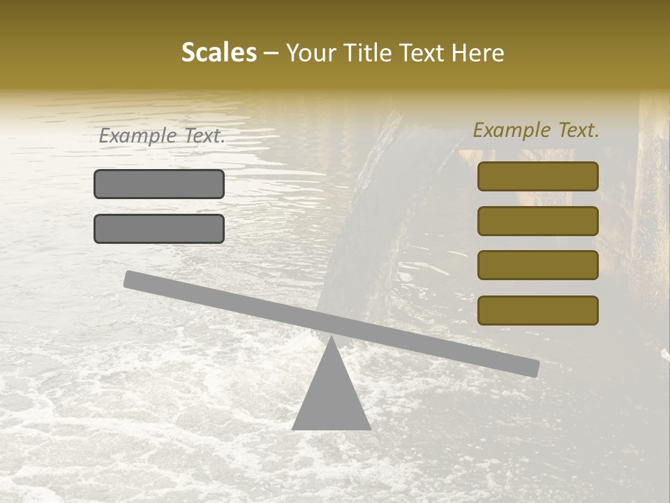 River Ocean Dirty PowerPoint Template