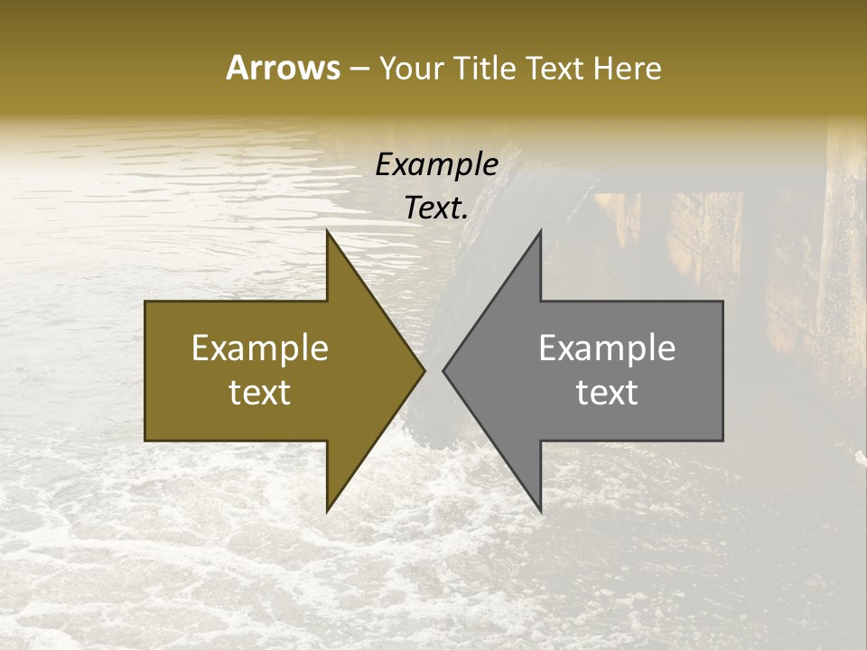 River Ocean Dirty PowerPoint Template