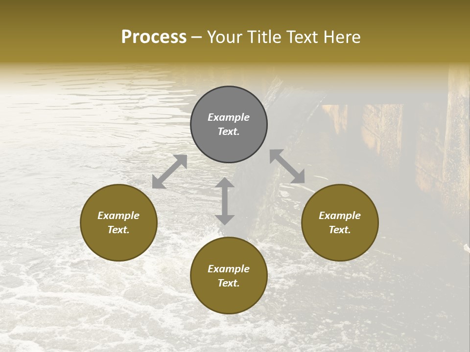 River Ocean Dirty PowerPoint Template