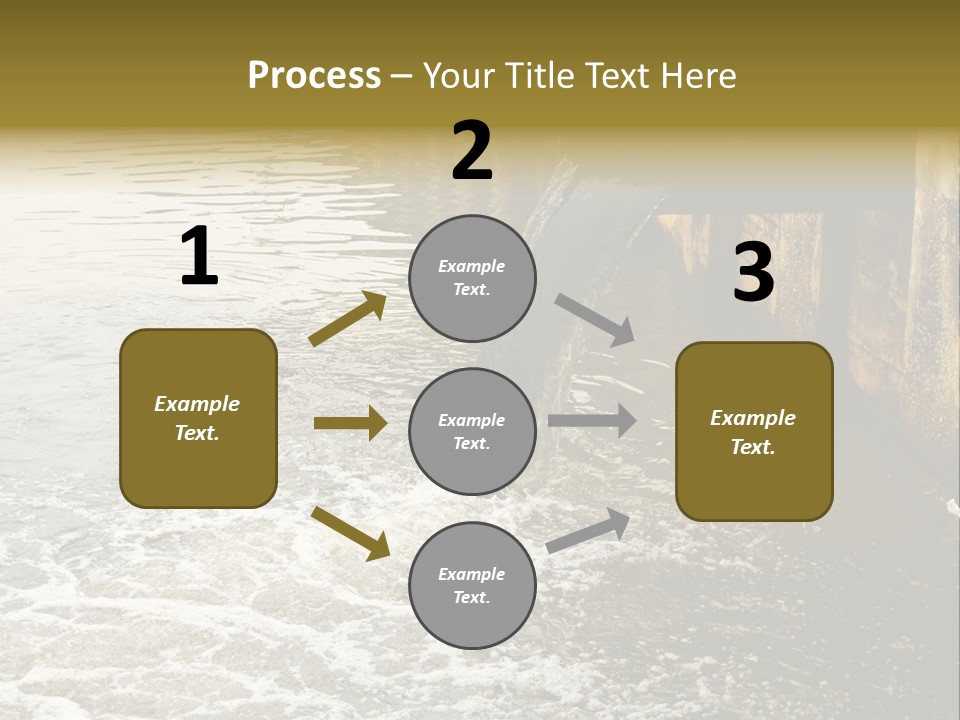 River Ocean Dirty PowerPoint Template