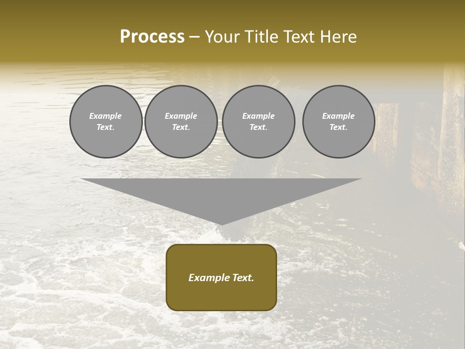 River Ocean Dirty PowerPoint Template