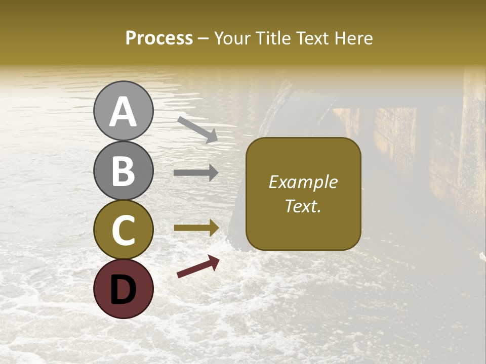 River Ocean Dirty PowerPoint Template