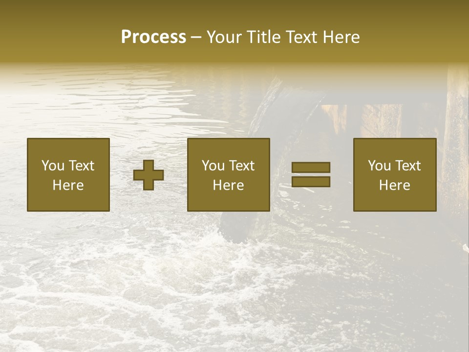 River Ocean Dirty PowerPoint Template