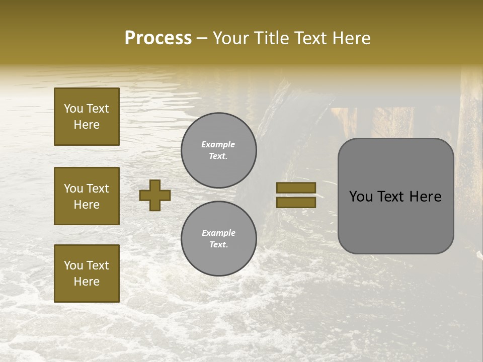 River Ocean Dirty PowerPoint Template