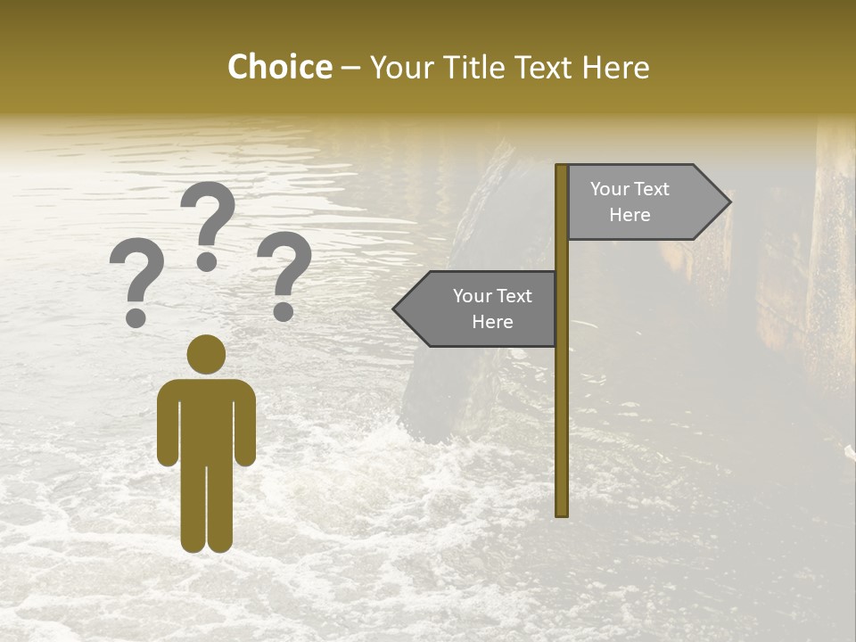 River Ocean Dirty PowerPoint Template