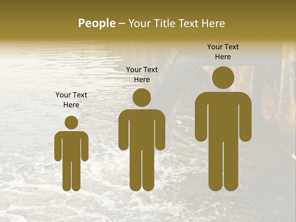 River Ocean Dirty PowerPoint Template