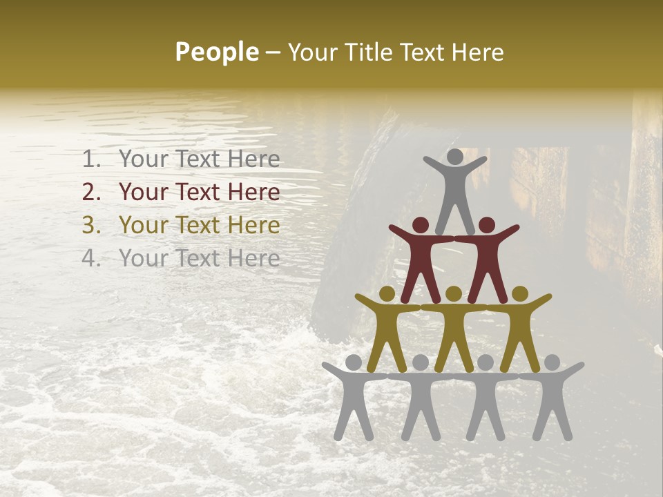 River Ocean Dirty PowerPoint Template