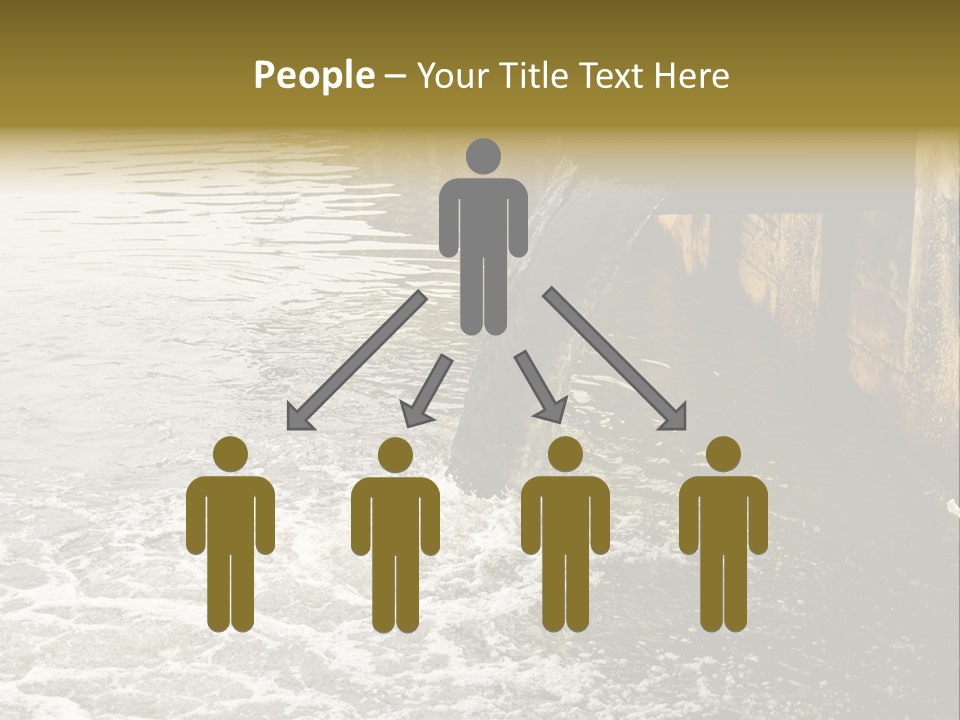 River Ocean Dirty PowerPoint Template