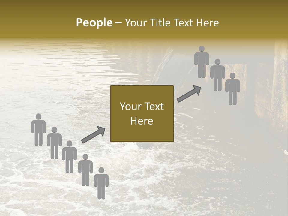 River Ocean Dirty PowerPoint Template