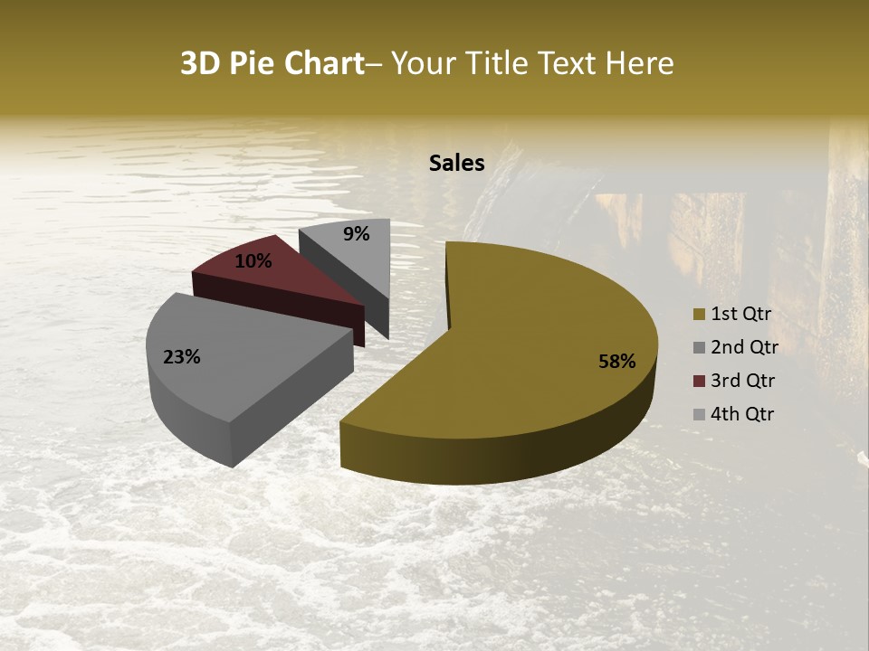 River Ocean Dirty PowerPoint Template