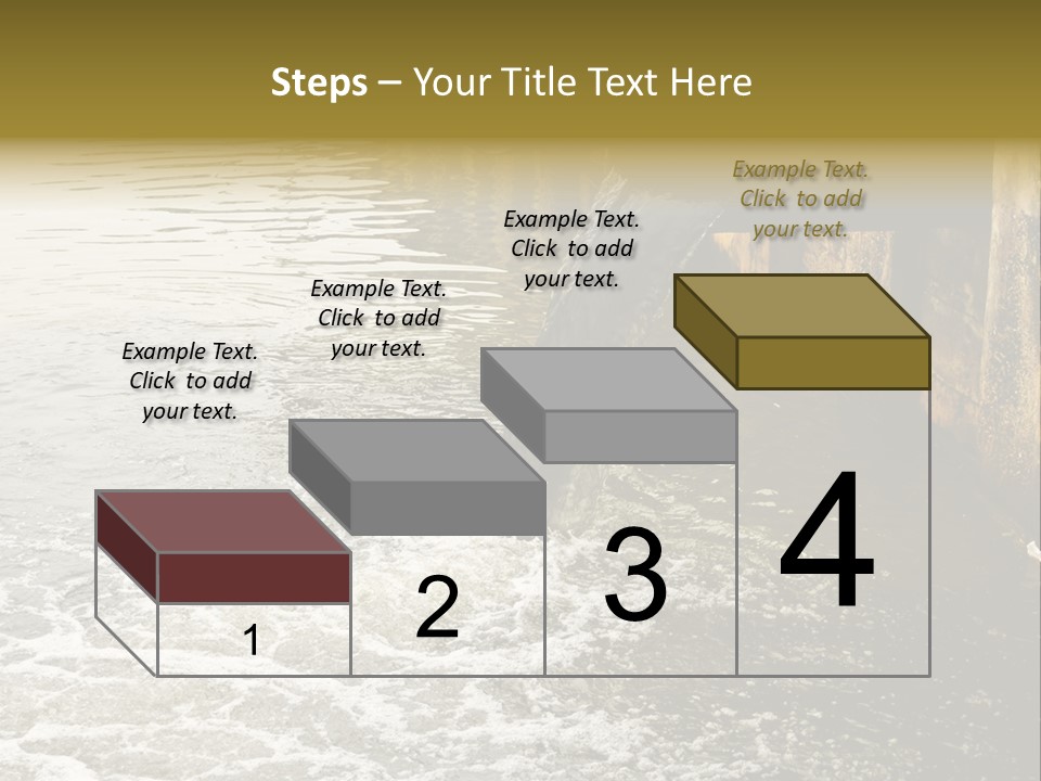 River Ocean Dirty PowerPoint Template