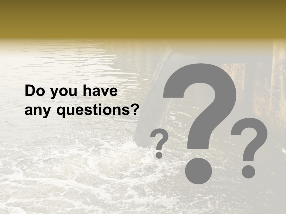 River Ocean Dirty PowerPoint Template