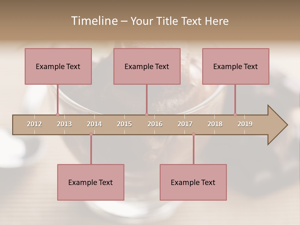 A Bowl Of Chocolate Ice Cream With A Spoon Next To It PowerPoint Template