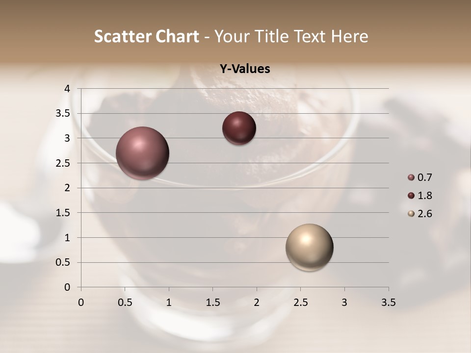 A Bowl Of Chocolate Ice Cream With A Spoon Next To It PowerPoint Template