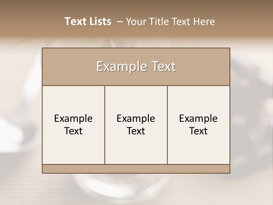 A Bowl Of Chocolate Ice Cream With A Spoon Next To It PowerPoint Template