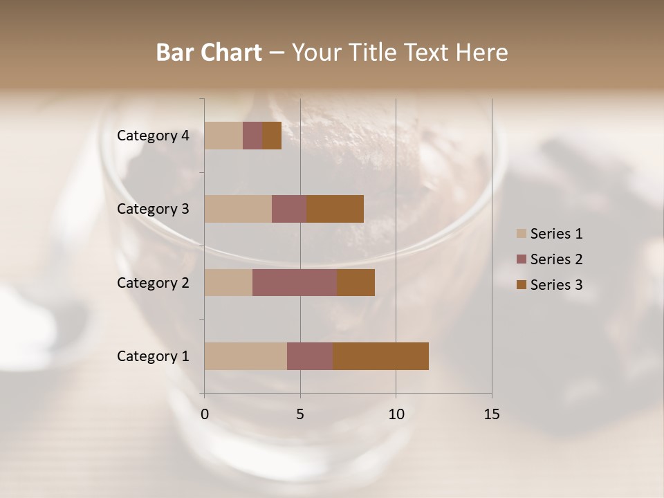 A Bowl Of Chocolate Ice Cream With A Spoon Next To It PowerPoint Template