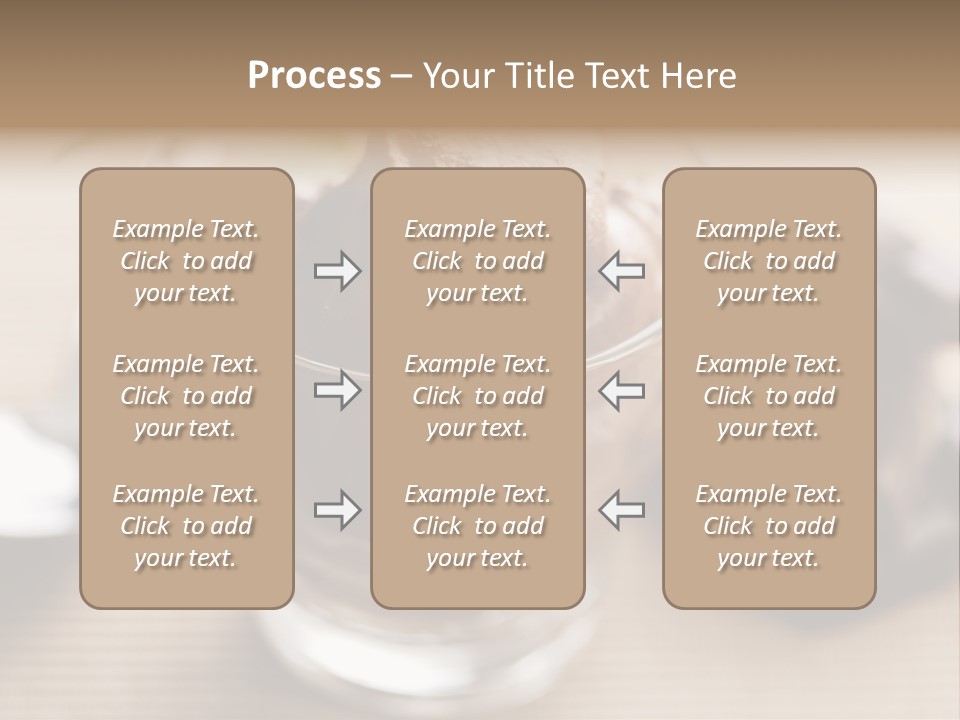 A Bowl Of Chocolate Ice Cream With A Spoon Next To It PowerPoint Template
