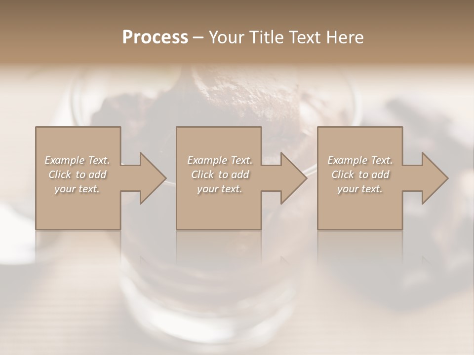 A Bowl Of Chocolate Ice Cream With A Spoon Next To It PowerPoint Template