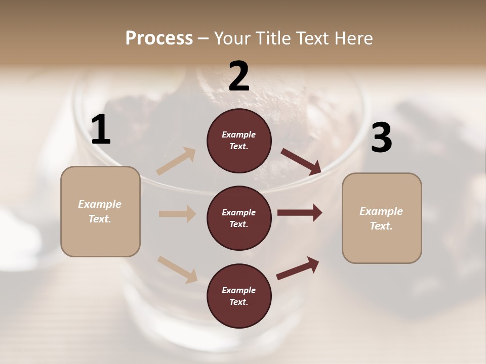 A Bowl Of Chocolate Ice Cream With A Spoon Next To It PowerPoint Template