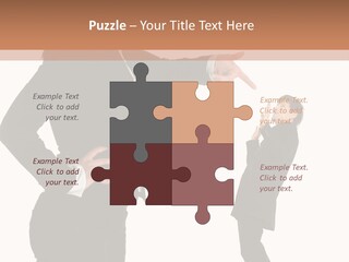 Business Anger Girl PowerPoint Template