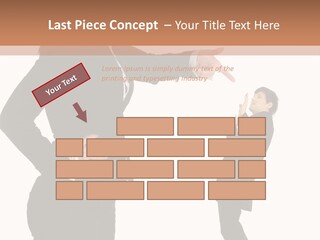 Business Anger Girl PowerPoint Template