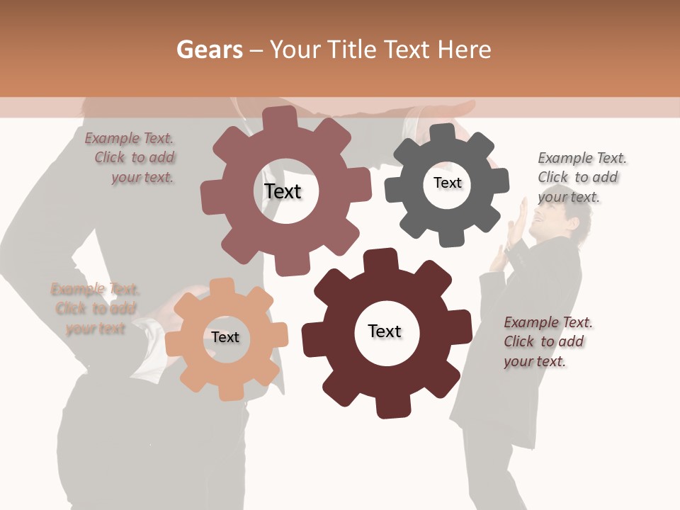 Business Anger Girl PowerPoint Template