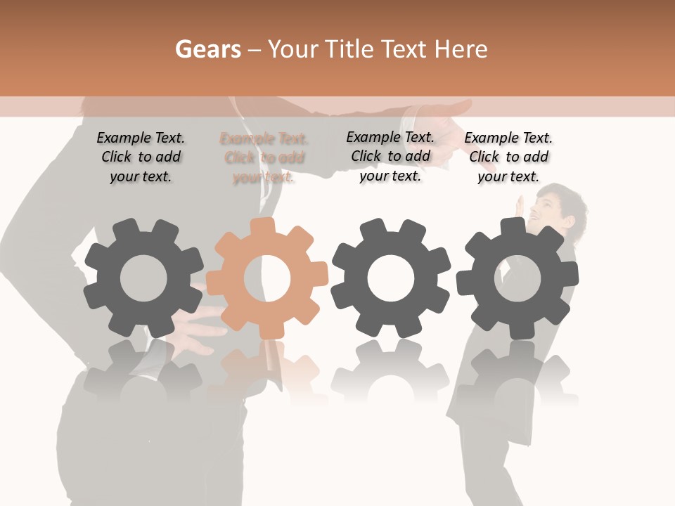 Business Anger Girl PowerPoint Template