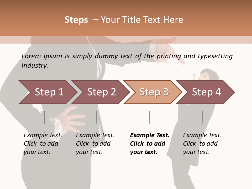 Business Anger Girl PowerPoint Template