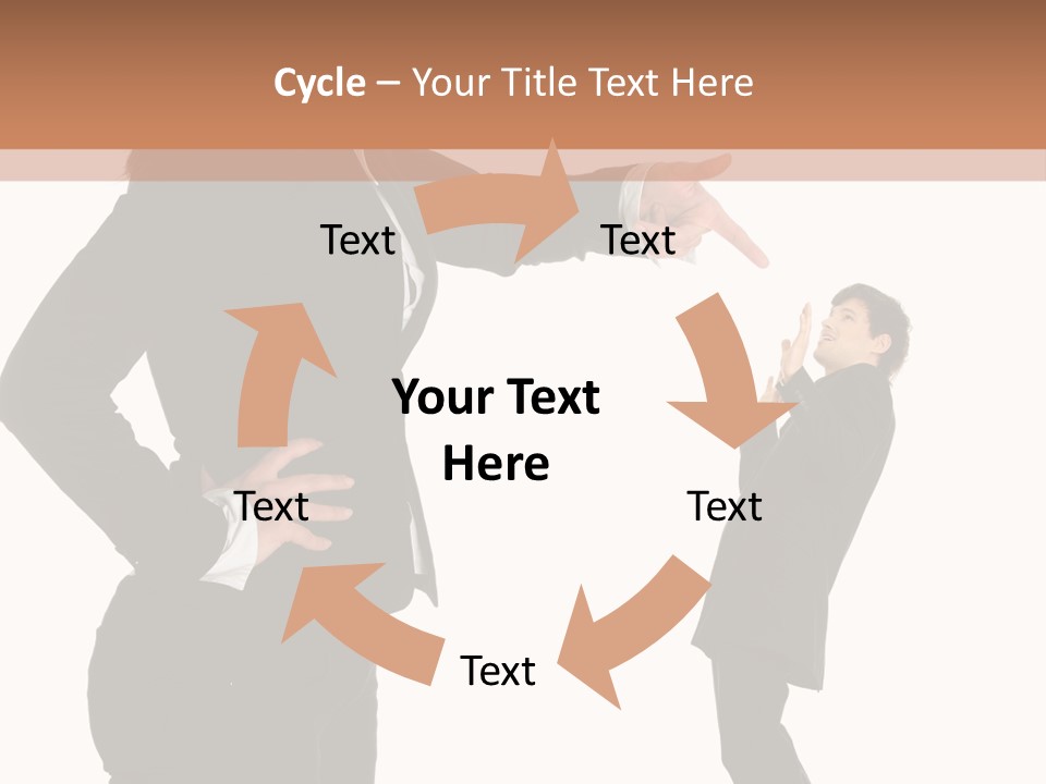 Business Anger Girl PowerPoint Template
