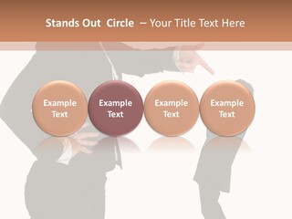 Business Anger Girl PowerPoint Template