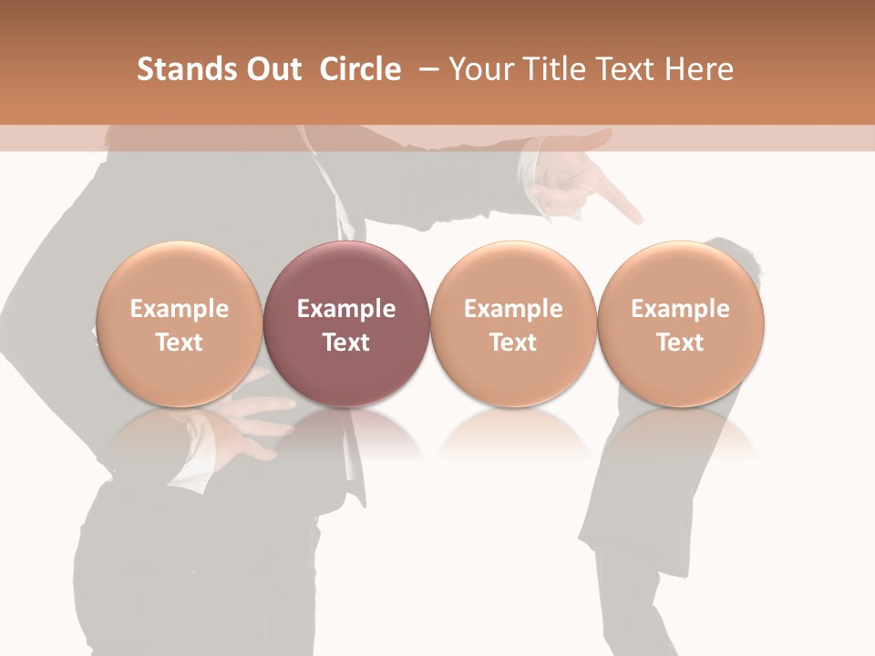 Business Anger Girl PowerPoint Template