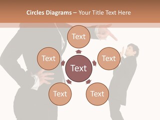 Business Anger Girl PowerPoint Template