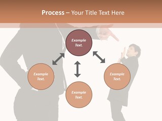 Business Anger Girl PowerPoint Template